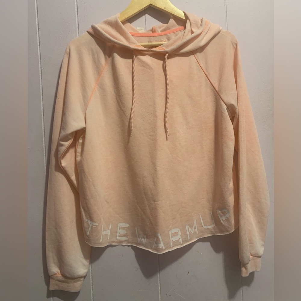 Women's Jessica Simpson The Warm Up Long Raglan Sleeve Hoodie Size S
